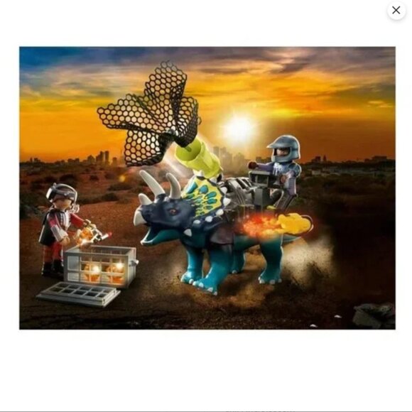 NEW Playmobil Dino Rise 70627 Triceratops Dinosaurs Battle Legendary Stones Lego - Picture 11 of 14